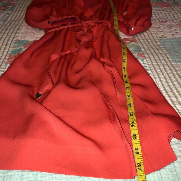 DVF Autumn wrap dress 6 could also fit size 8 TTS Hot Spice - Picture 7 of 8